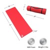Leisure Sports Foam Sleep Pad 0.50" Thick Red Camping Mat for Cots, Tents, Hiking and Sleepovers with Carry Handle 387200ASP